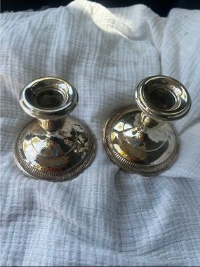 Vintage Hamilton Sterling candlesticks